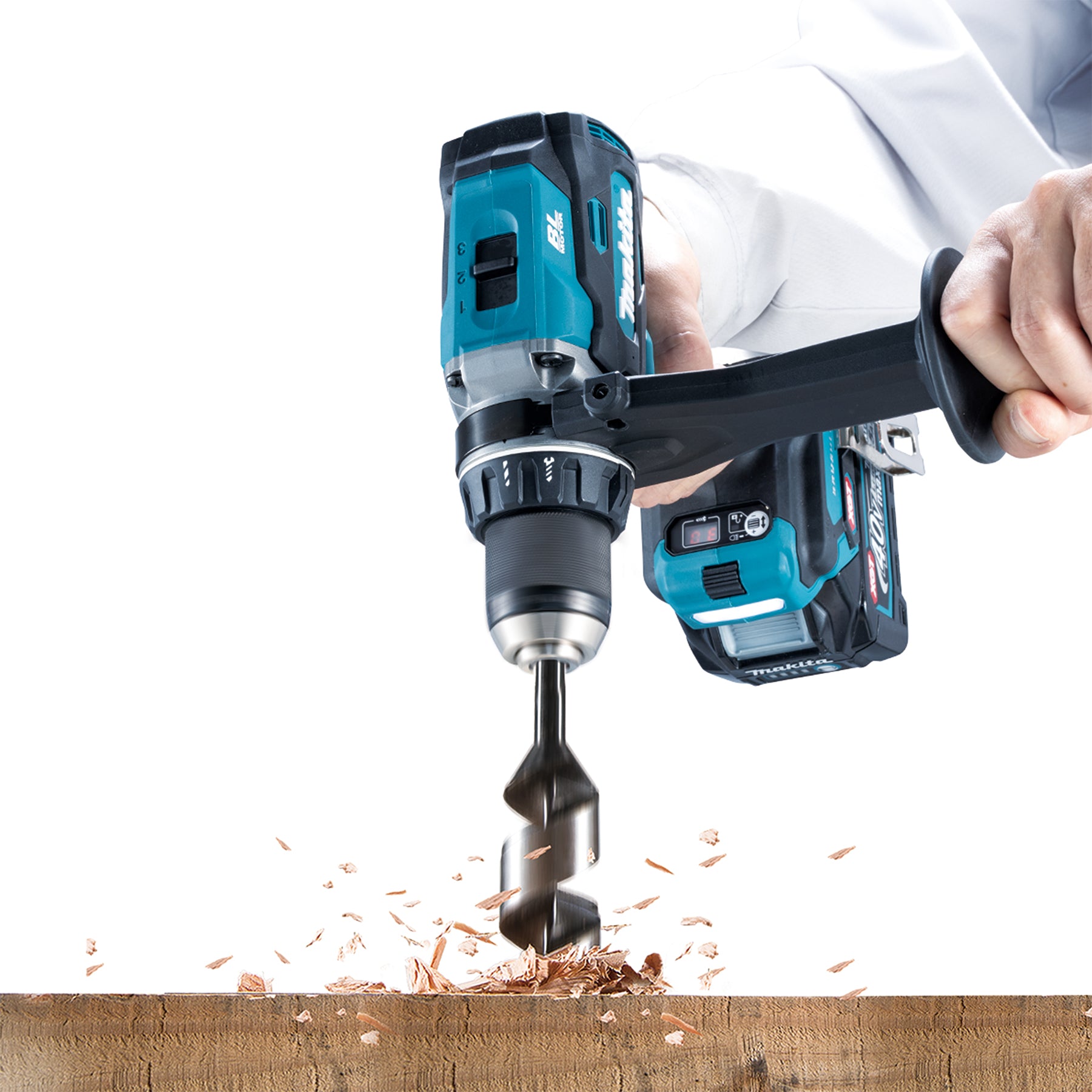 Makita Perceuse-visseuse à percussion sans fil XGT 40Vmax Brushless 1/2", Machine seule HP003GZ