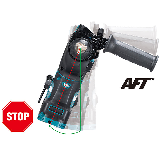 Makita Marteau perforateur sans fil SDS-PLUS XGT 40Vmax Brushless 1-1/8" avec AWS, Machine seule HR001GZ