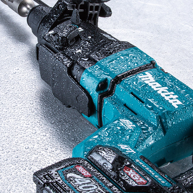 Makita Marteau perforateur sans fil 40Vmax XGT sans balais 1-1/8" SDS-PLUS avec AWS, kit avec 1 batterie 4.0Ah HR007GM101