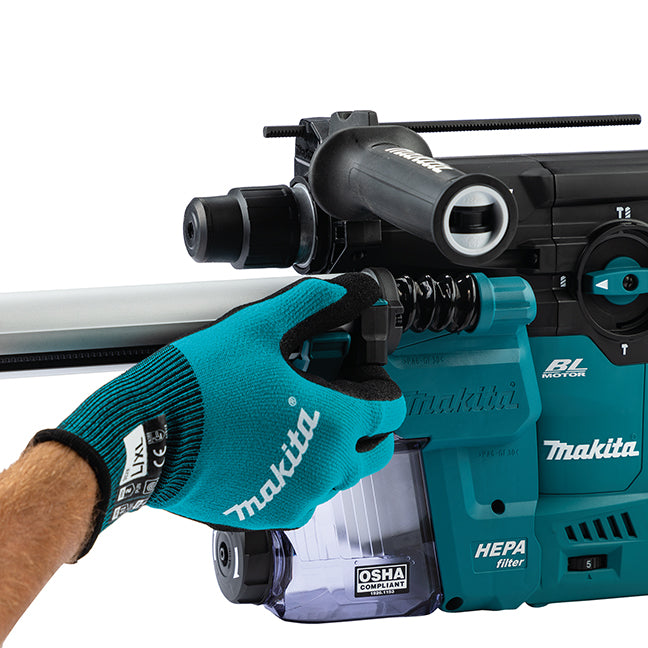Makita Marteau perforateur sans fil 40Vmax XGT sans balais 1-3/16" SDS-PLUS avec AWS, DX10, kit avec 2 batteries 4.0Ah HR008GM202