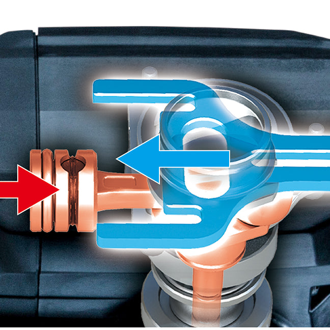 Makita Marteau perforateur sans fil 40Vmax XGT sans balais 1-3/16" SDS-PLUS avec AWS, DX10, kit avec 2 batteries 4.0Ah HR008GM202