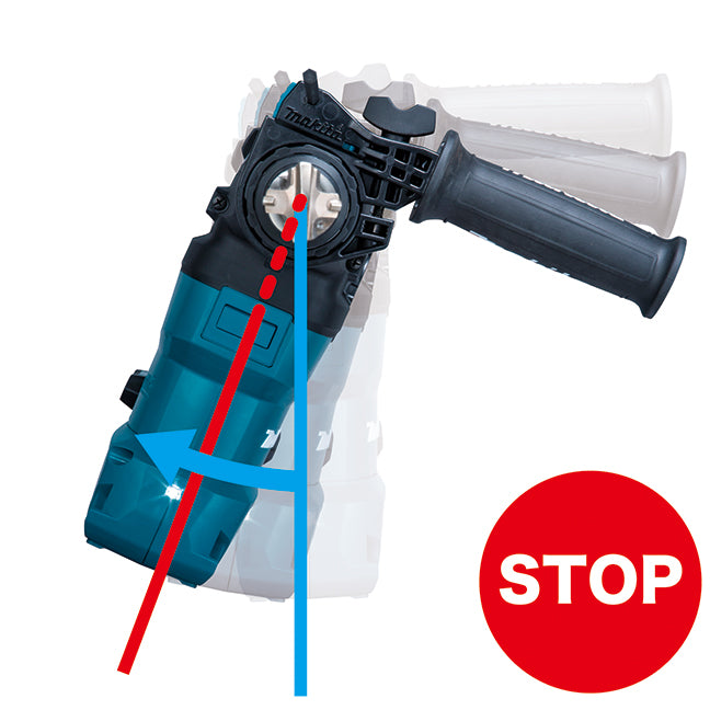 Makita Marteau perforateur sans fil 40Vmax XGT sans balais 1-3/16" SDS-PLUS avec AWS, DX10, kit avec 2 batteries 4.0Ah HR008GM202