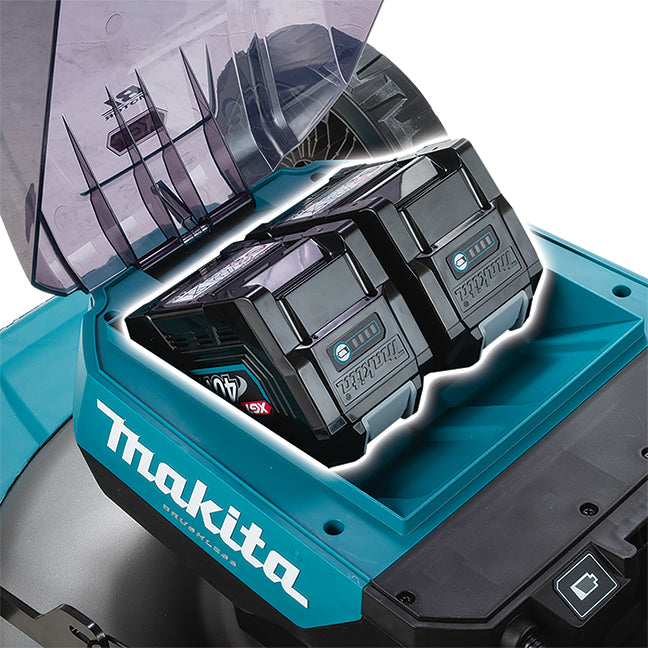 Makita Tondeuse autoportée 40Vmax XGT Brushless 21", Kit avec 2 batteries 5.0Ah LM002GT201