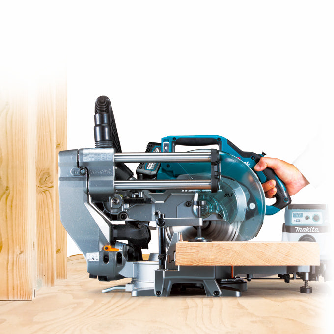 Makita Scie à onglet double coupe 40Vmax XGT Brushless 8-1/2" avec AWS, Outil nu LS002GZ