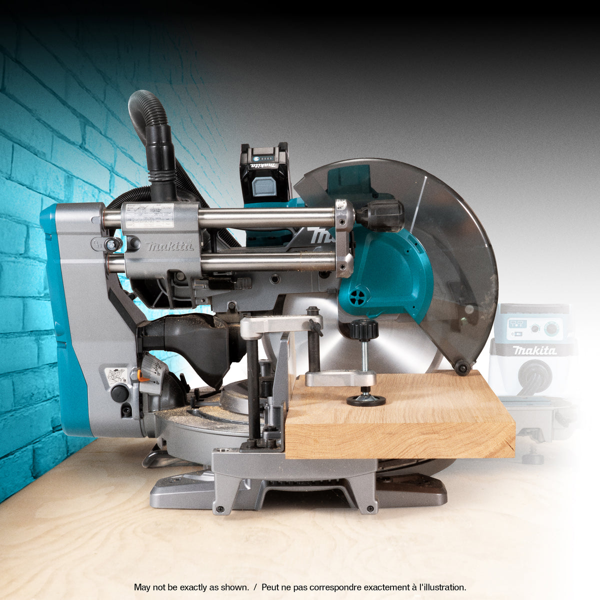 Makita 40Vmax XGT Brushless 10" Dual Compound Mitre Saw w/AWS, 4.0Ah x1Kit LS004GM102