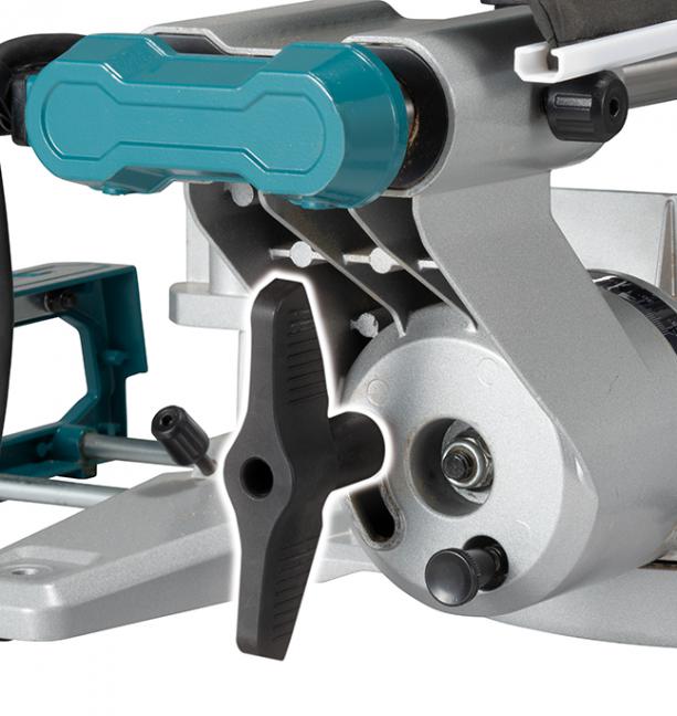 Makita Scie à onglets coulissante 10" avec guide de coupe LED LS1110F
