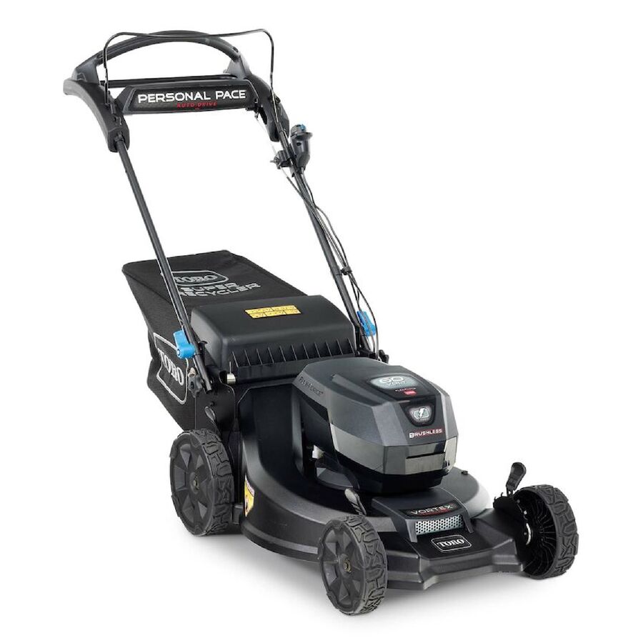Toro Tondeuse Super Recycler® 60V Max* 21 po (53 cm) avec système Personal Pace® - Batterie 7,5Ah incluse 21566