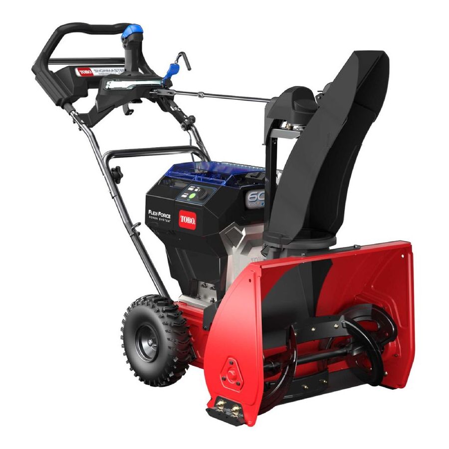 Toro Souffleuse à neige mono-étage 60V MAX* 24 po (61 cm) SnowMaster® - (1) batterie 10,0 Ah & (1) batterie 5,0 Ah incluses 39915
