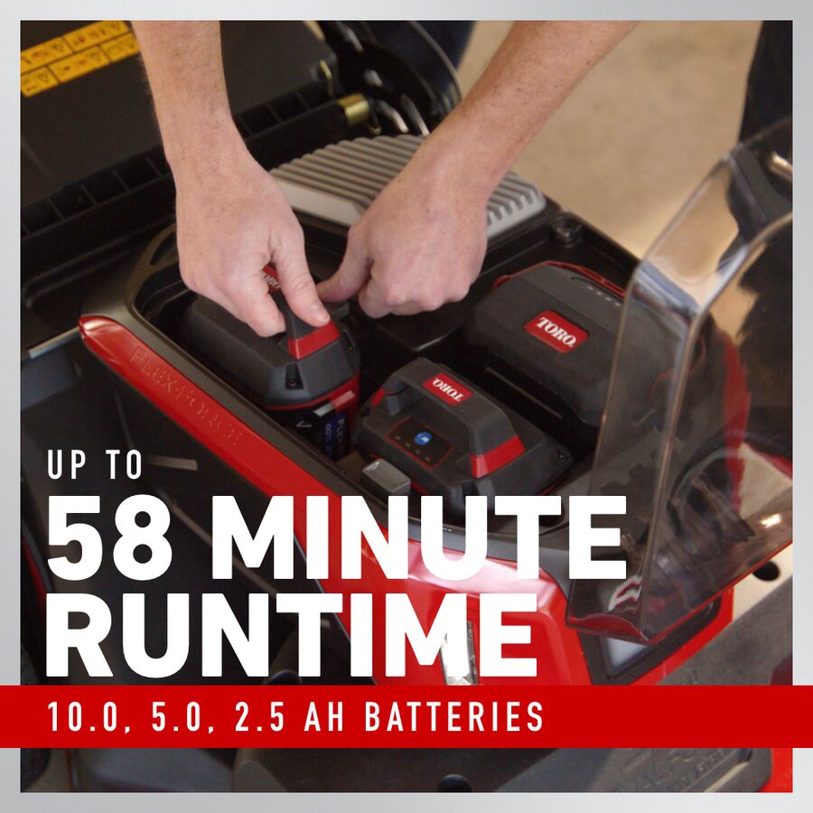 Toro Tondeuse eTimeMaster® 60V MAX* 30 po (76 cm) avec système Personal Pace® - Batteries 10,0Ah + 5,0Ah + 2,5Ah incluses 21493