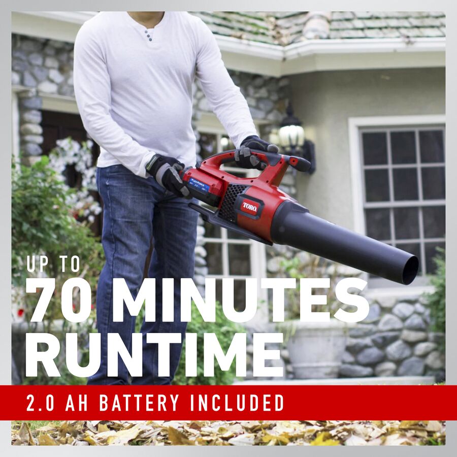 Toro Souffleur à feuilles sans balai 60V MAX* 565 PCM - Batterie 2.0Ah incluse 51821