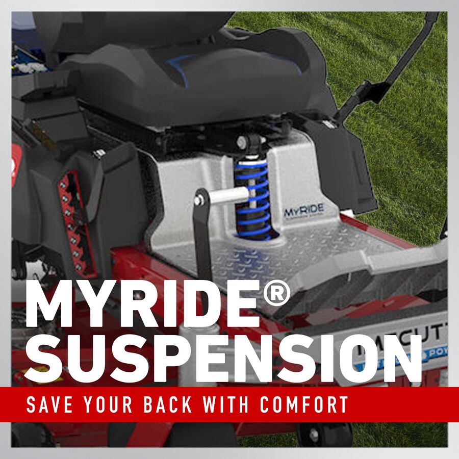 Toro Tondeuse autoportée zéro tour 60V MAX* 54 po (137 cm) TimeCutter® MyRIDE® - (5) batteries 10,0 Ah et (1) batterie 4,0 Ah incluses 75851
