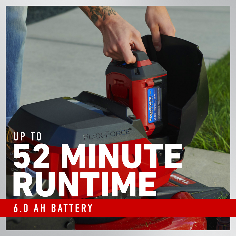 Toro Tondeuse autoportée Recycler® 21 po (53 cm) 60V Max* - Batterie 6,0 Ah incluse 21327