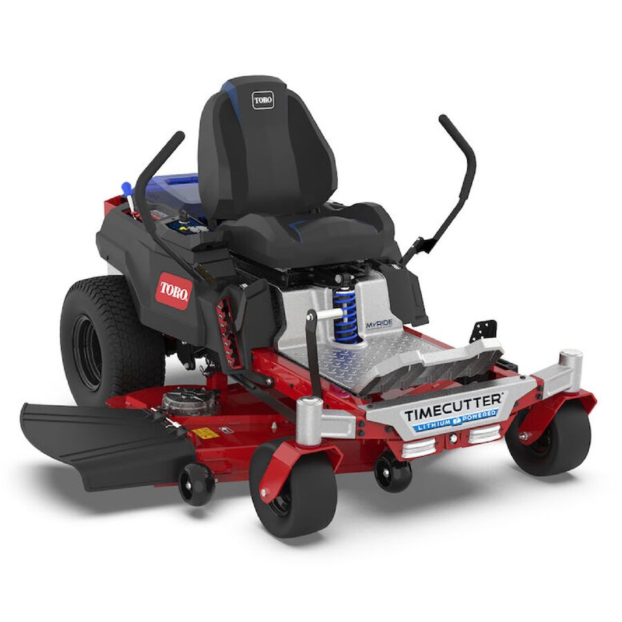 Toro Tondeuse autoportée zéro tour 60V MAX* 54 po (137 cm) TimeCutter® MyRIDE® - (5) batteries 10,0 Ah et (1) batterie 4,0 Ah incluses 75851