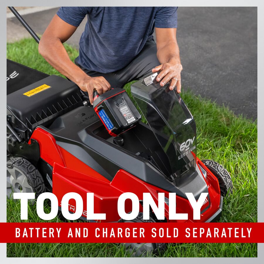 Toro 60V MAX* 21 in. (53cm) Stripe® Dual-Blade Self-Propel Lawn Mower - Battery Not Included 21623T