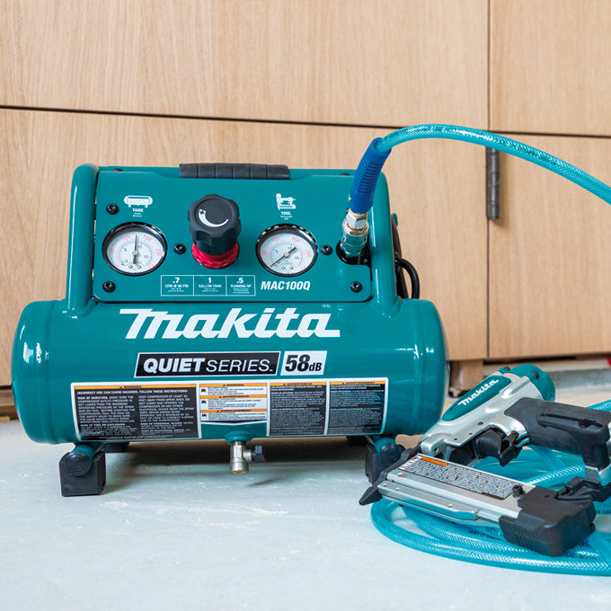 Makita Compresseur d'air Série Silencieuse 0.5 CV MAC100Q