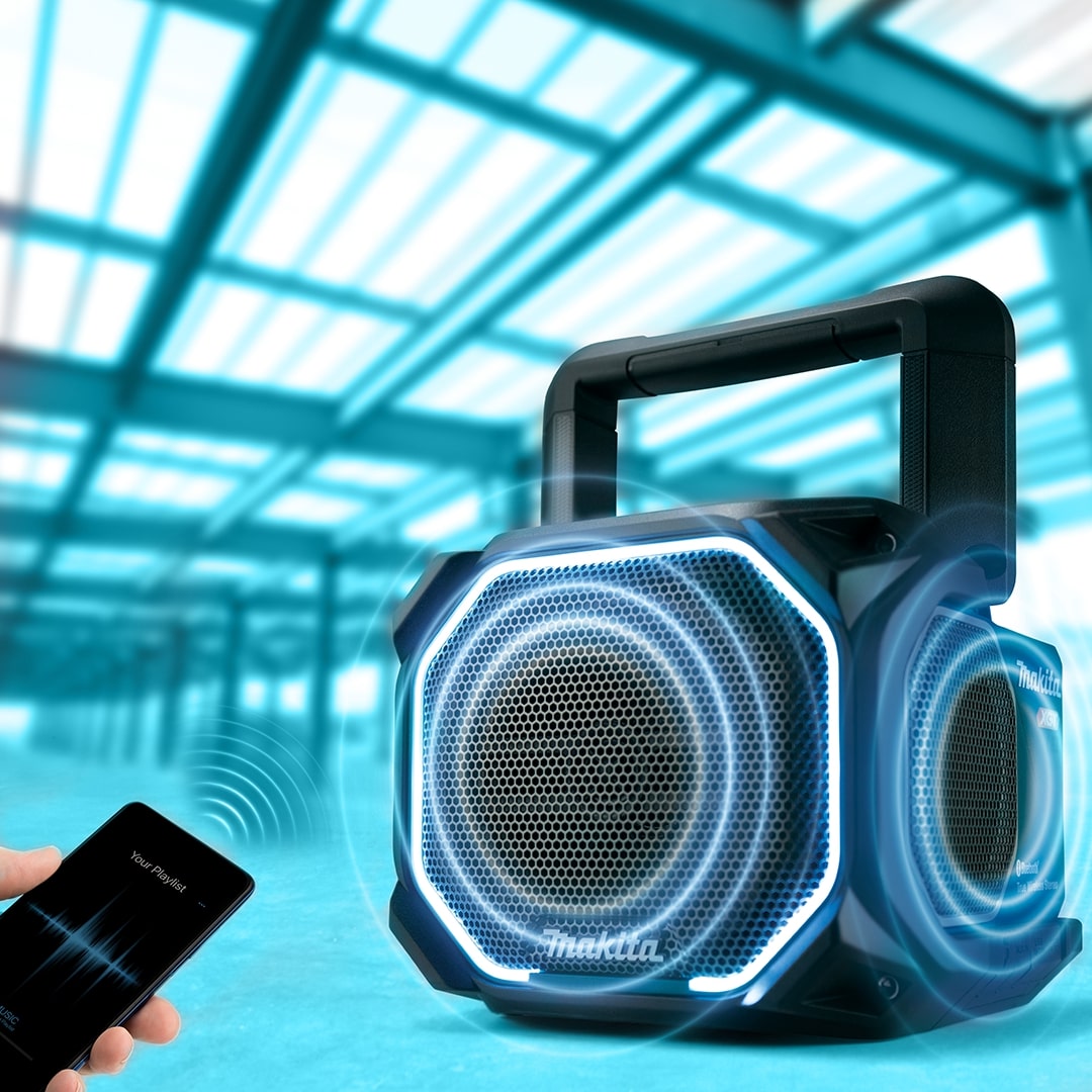 Makita Enceinte Bluetooth pour Chantier 40Vmax XGT / 18V LXT, Outil Seul MR014G