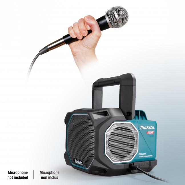 Makita Enceinte Bluetooth pour Chantier 40Vmax XGT / 18V LXT, Outil Seul MR014G