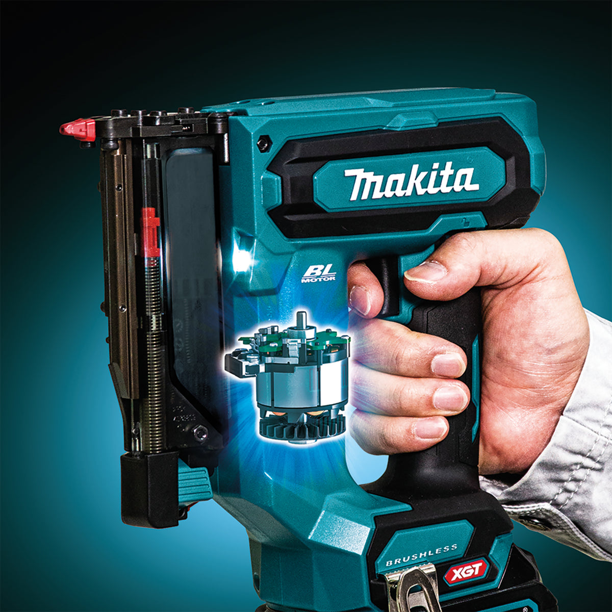 Makita Cloueuse à broches 23 ga 1-3/8" sans balais 40Vmax XGT, Outil seul PT001GZ