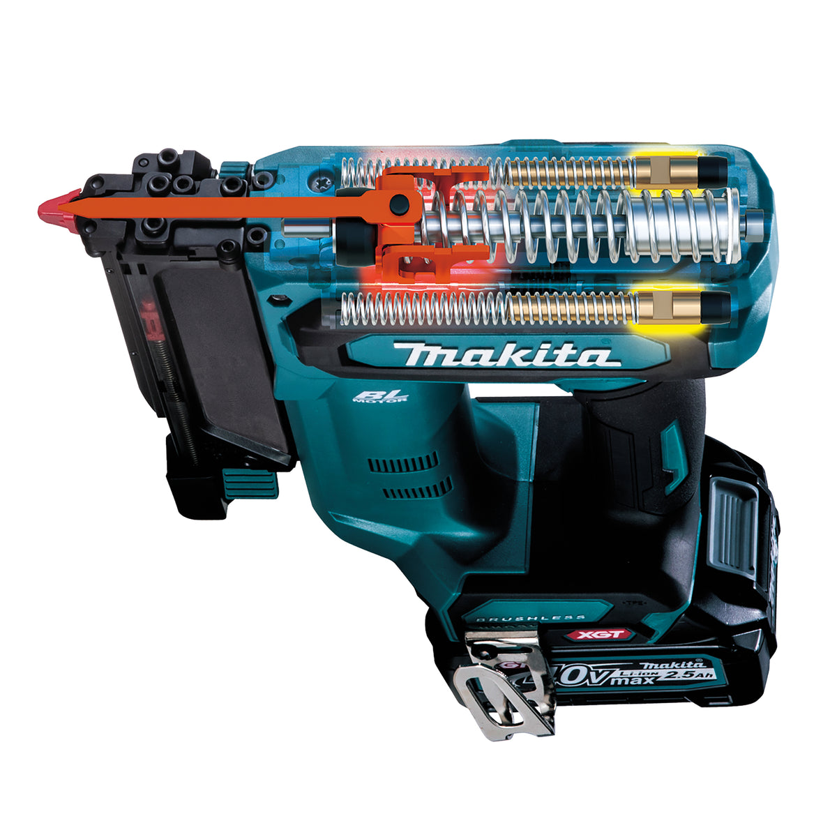 Makita Cloueuse à broches 23 ga 1-3/8" sans balais 40Vmax XGT, Outil seul PT001GZ
