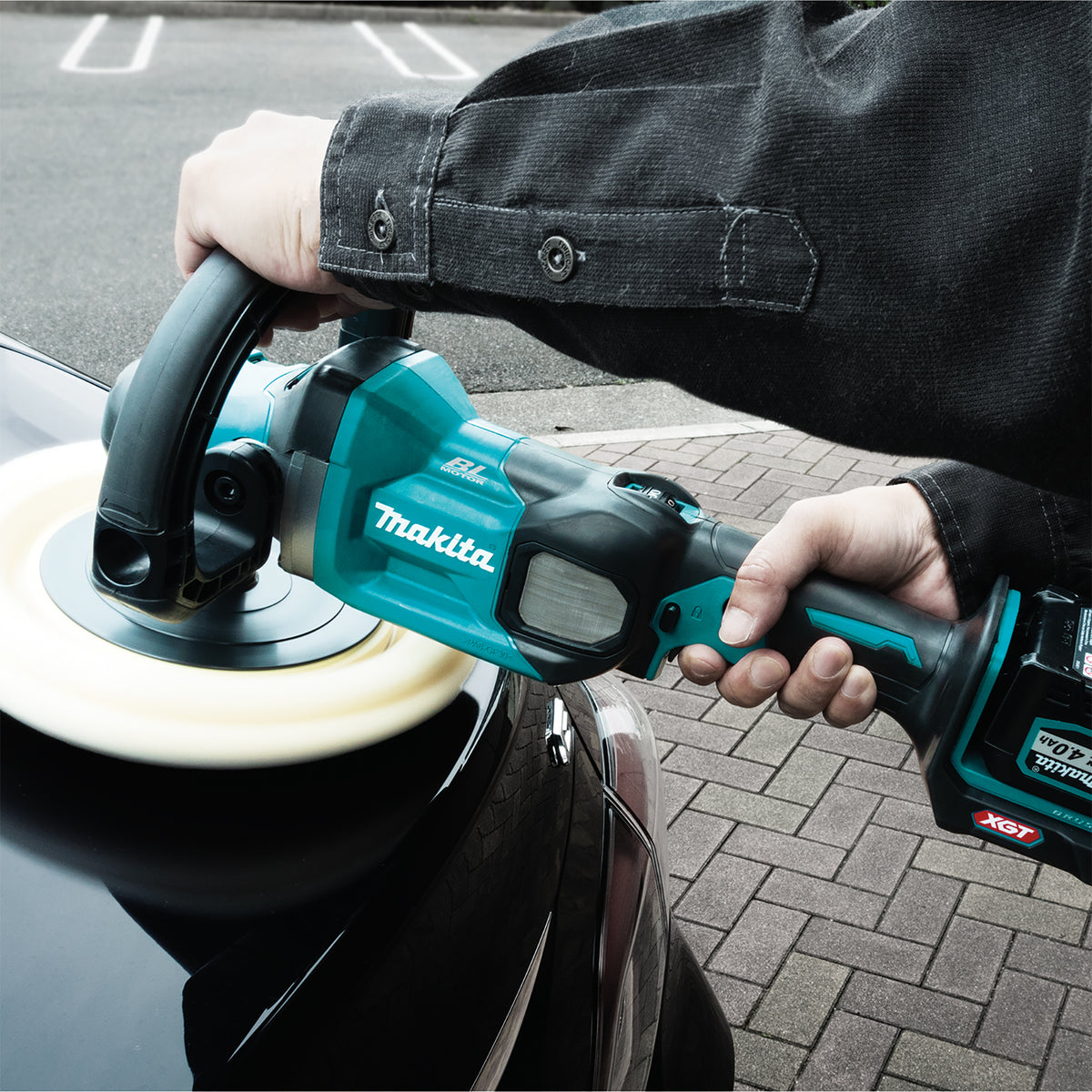 Makita Polisseuse sans balais 7" 40Vmax XGT, Kit avec batterie 5,0Ah PV001GT101