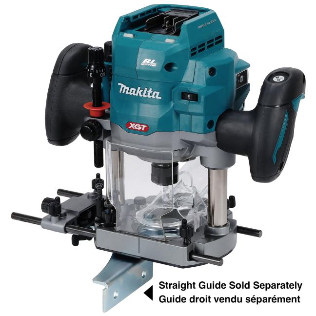 Makita Défonceuse plongeante sans balais 1/2" 40Vmax XGT avec AWS, outil seul RP001GZ01