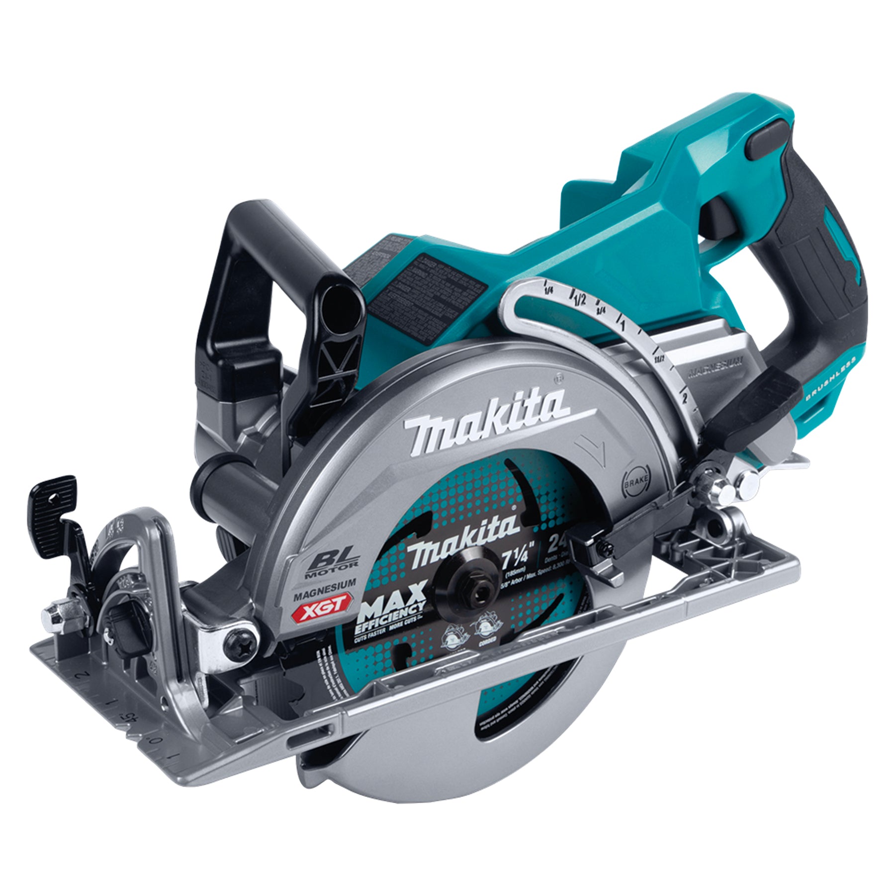 Makita Scie circulaire sans balais 7-1/4" 40Vmax XGT, outil seul RS001GZ