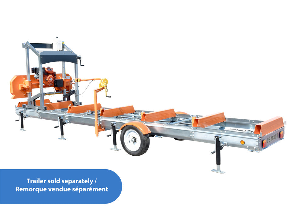 Ducar 31″ Portable Sawmill, 15 HP, 420 cc DUESM310-DLE