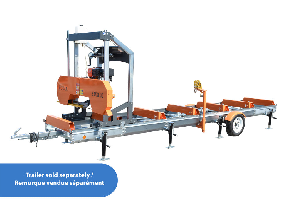 Ducar 31″ Portable Sawmill, 15 HP, 420 cc DUESM310-DLE