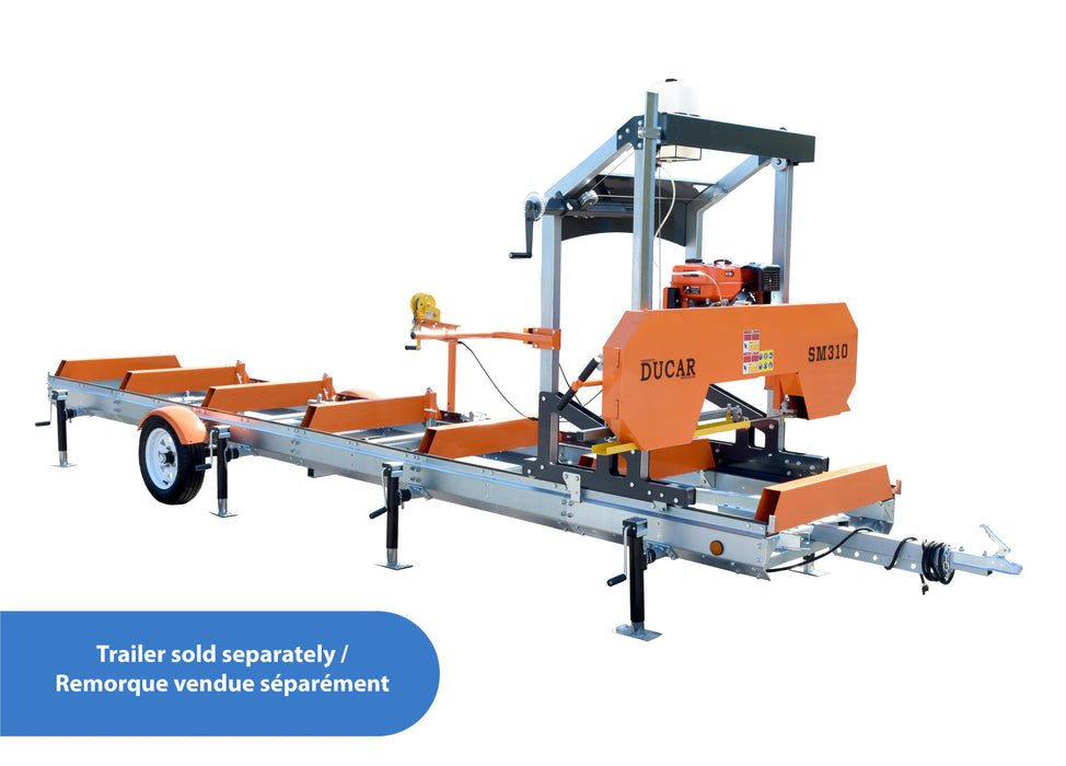 Ducar 31″ Portable Sawmill, 15 HP, 420 cc DUESM310-DLE