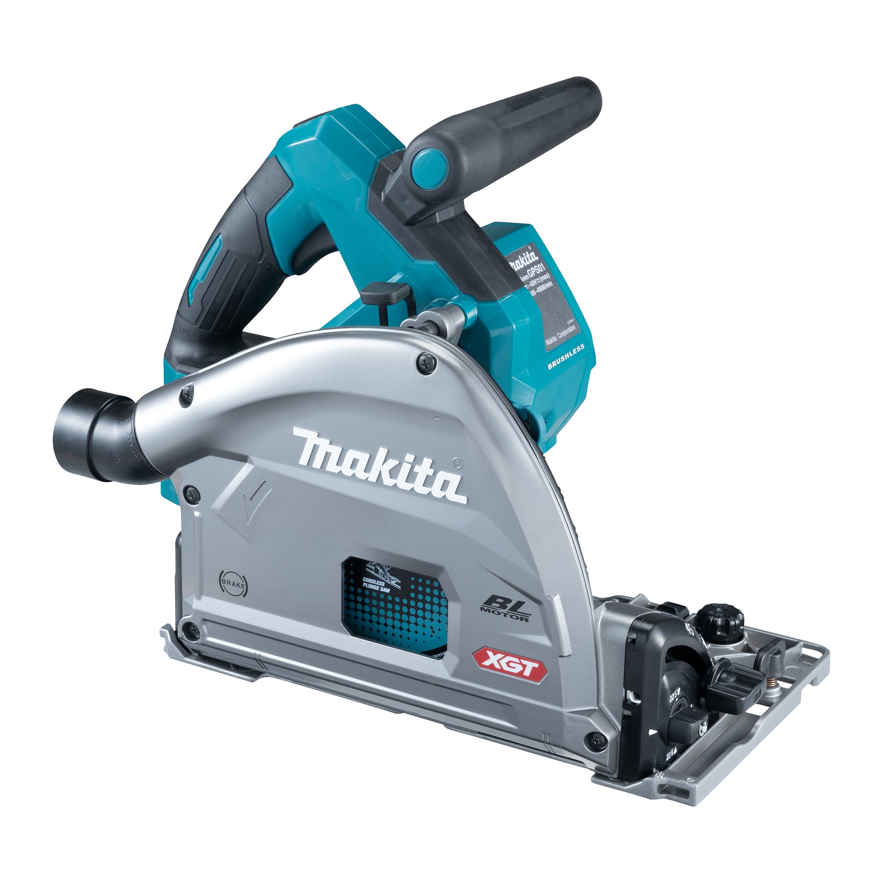 Makita Scie circulaire plongeante sans balais 40Vmax XGT avec AWS, 4.0Ah x1Kit SP001GM104