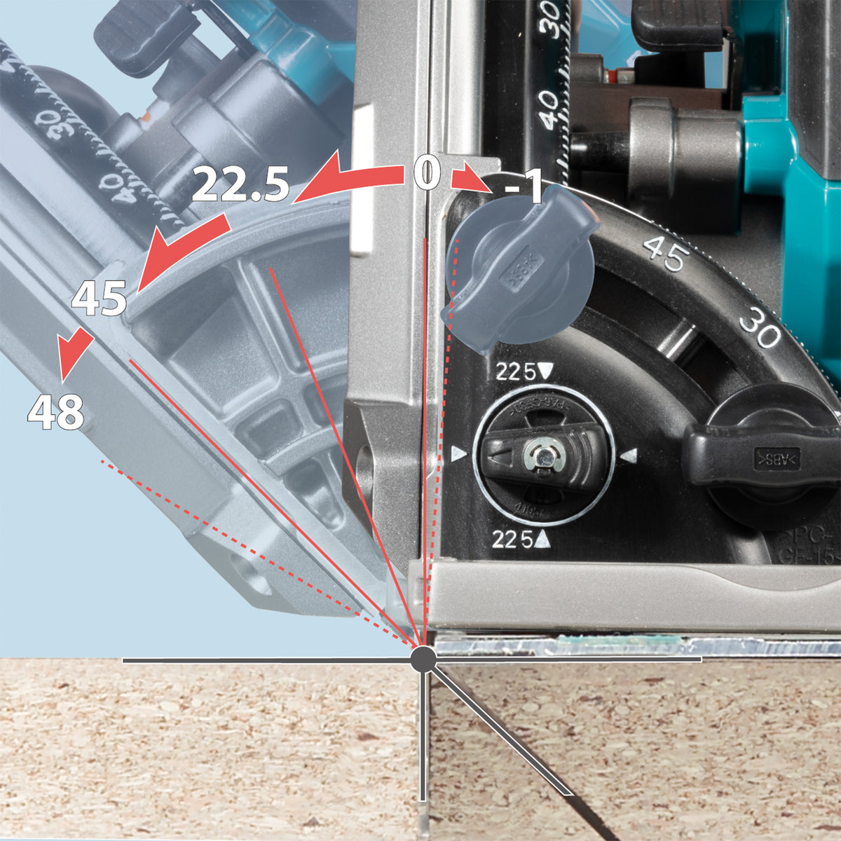 Makita Scie circulaire plongeante sans balais 40Vmax XGT avec AWS, 4.0Ah x1Kit SP001GM104