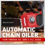 Toro 60V MAX* 16 in. (40.6 cm) Brushless Chainsaw - Battery Not Included 51850T