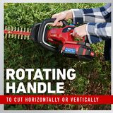 Toro 60V MAX* 24 in. (60.96 cm) Brushless Hedge Trimmer - Battery Not Included 51840T