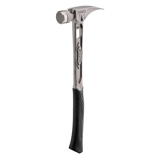 Stiletto TIBONE Milled Face Hammer with 18-inch Curved Handle 15 oz. TIB15MC