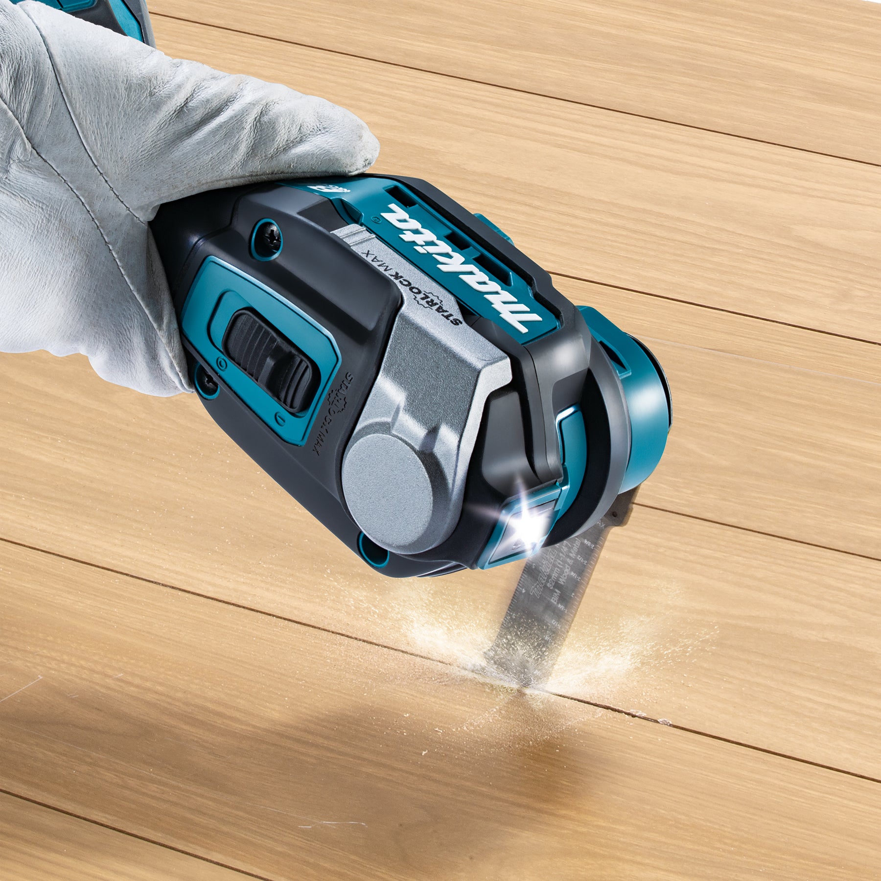 Makita 40Vmax XGT Brushless Toolless Multi Tool w/AVT and Accessory kit , Tool Only TM001GZ01