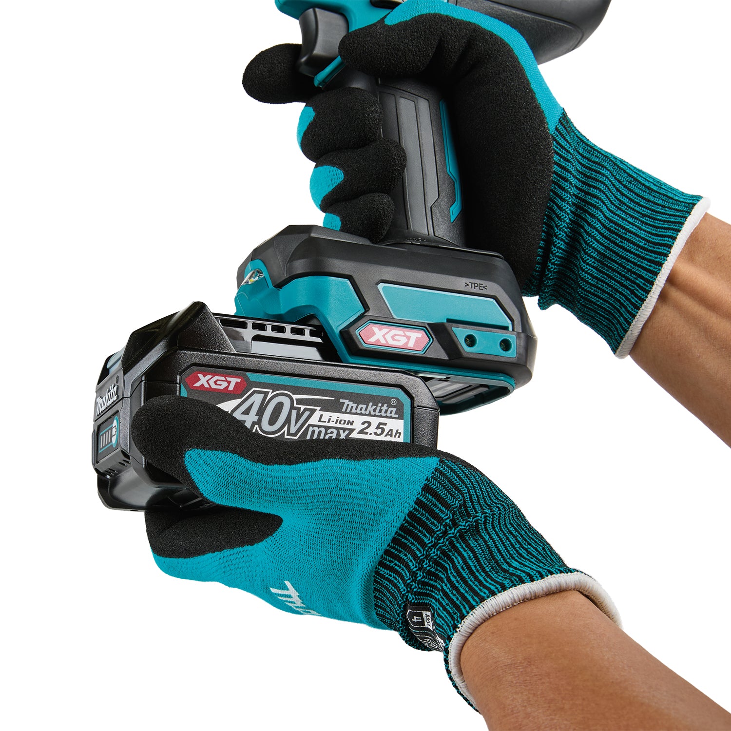 Makita Clé à chocs haute couple sans balais 1/2" 40Vmax XGT, outil seul TW003GZ