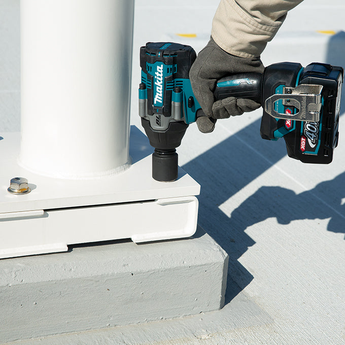 Makita Clé à chocs sans balais 1/2" 40Vmax XGT, avec bague de friction, outil seul TW007GZ
