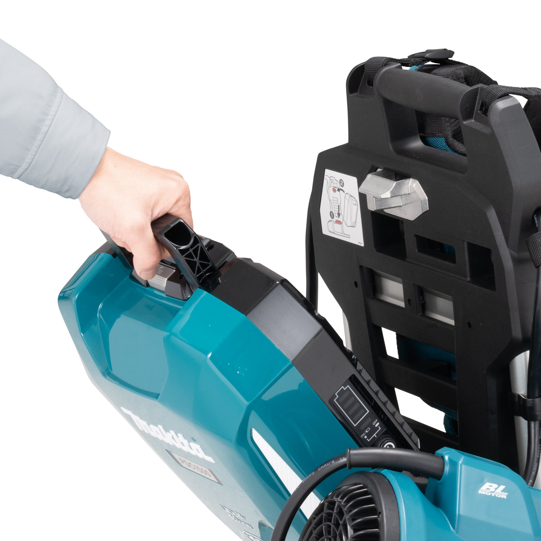 Makita Souffleur dorsal sans balais ConnectX 738CFM, Machine seule UB004CZ