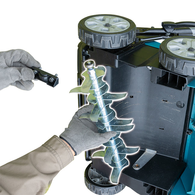 Makita Défeutreur/Scarificateur sans fil 40Vmax XGT sans balais 15", Machine seule UV001GZ