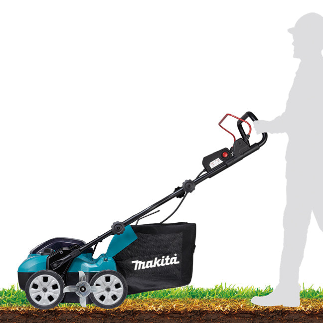 Makita Défeutreur/Scarificateur sans fil 40Vmax XGT sans balais 15", Machine seule UV001GZ