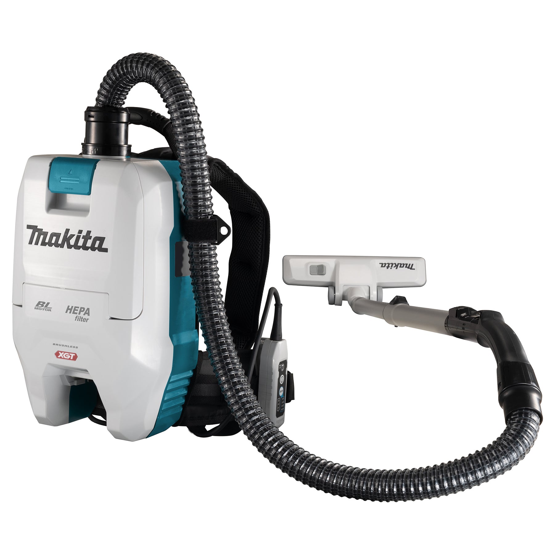 Makita 40Vmax XGT Brushless 2 L Backpack Vacuum Cleaner, 5.0Ah x1Kit VC008GT101