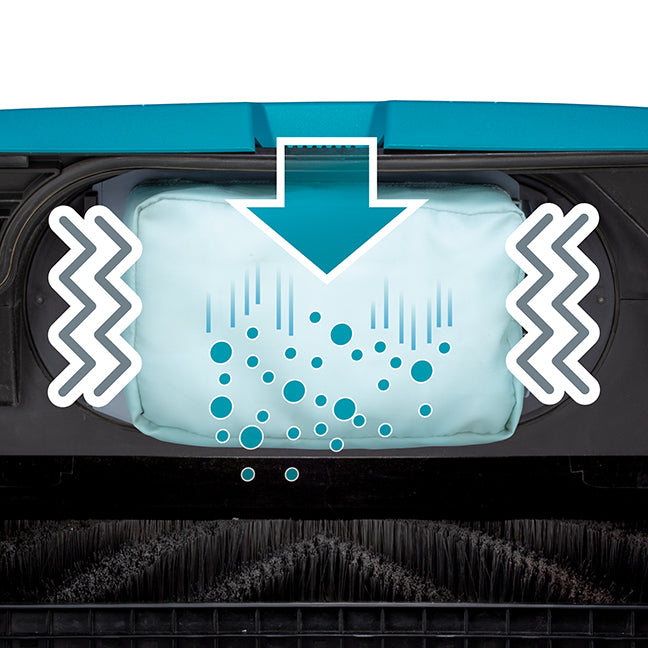 Makita 40Vmax XGT Brushless 24 L HEPA Vacuum Sweeper, Tool Only VS001GZ