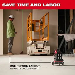 Milwaukee BASE D'ALIGNEMENT LASER SANS FIL AVEC TÉLÉCOMMANDE 48-35-1314
