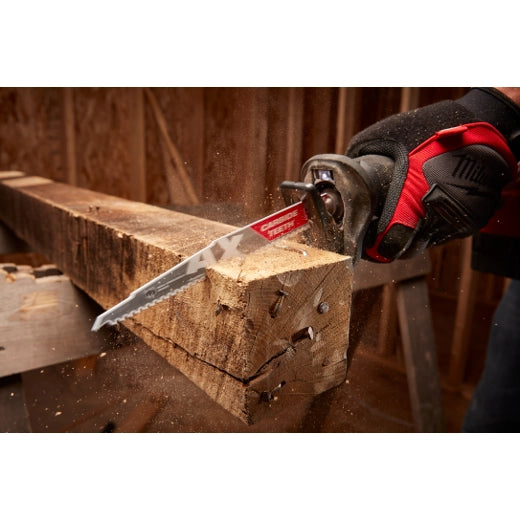 Milwaukee SAWZALL® The AX™ with Carbide Teeth Wood Blades 48-00-5521
