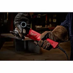Milwaukee 11 Amp Corded 4-1/2 in. Small Angle Grinder with Lock-On Paddle Switch 6142-30
