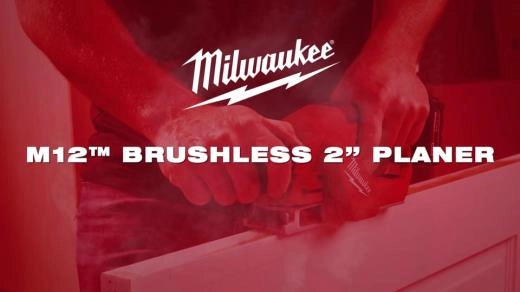 Milwaukee M12™ Rabot sans balais 2" 2524-20