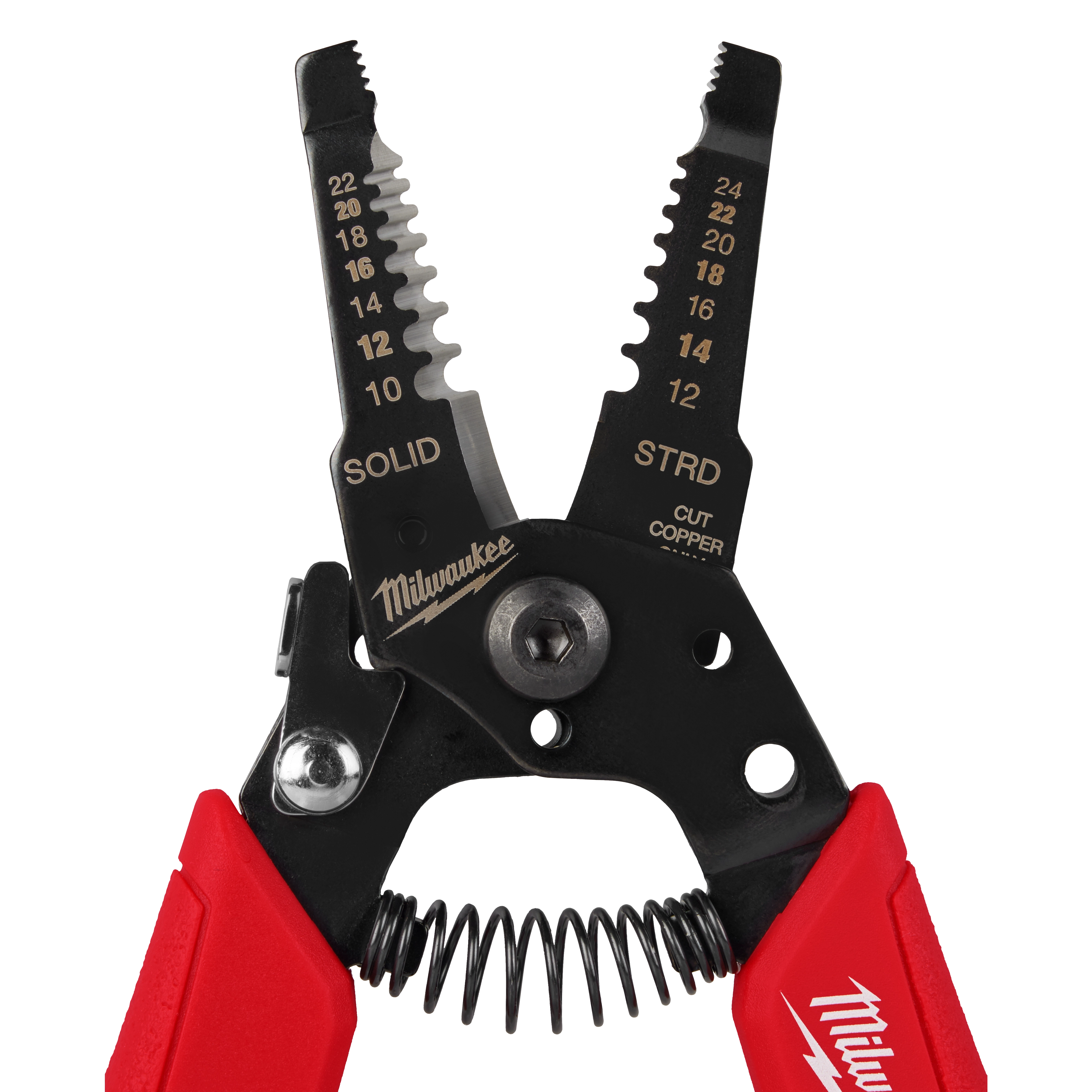 Milwaukee Pince à dénuder et coupe-fil Compact Comfort Grip 10-24 AWG 48-22-3044