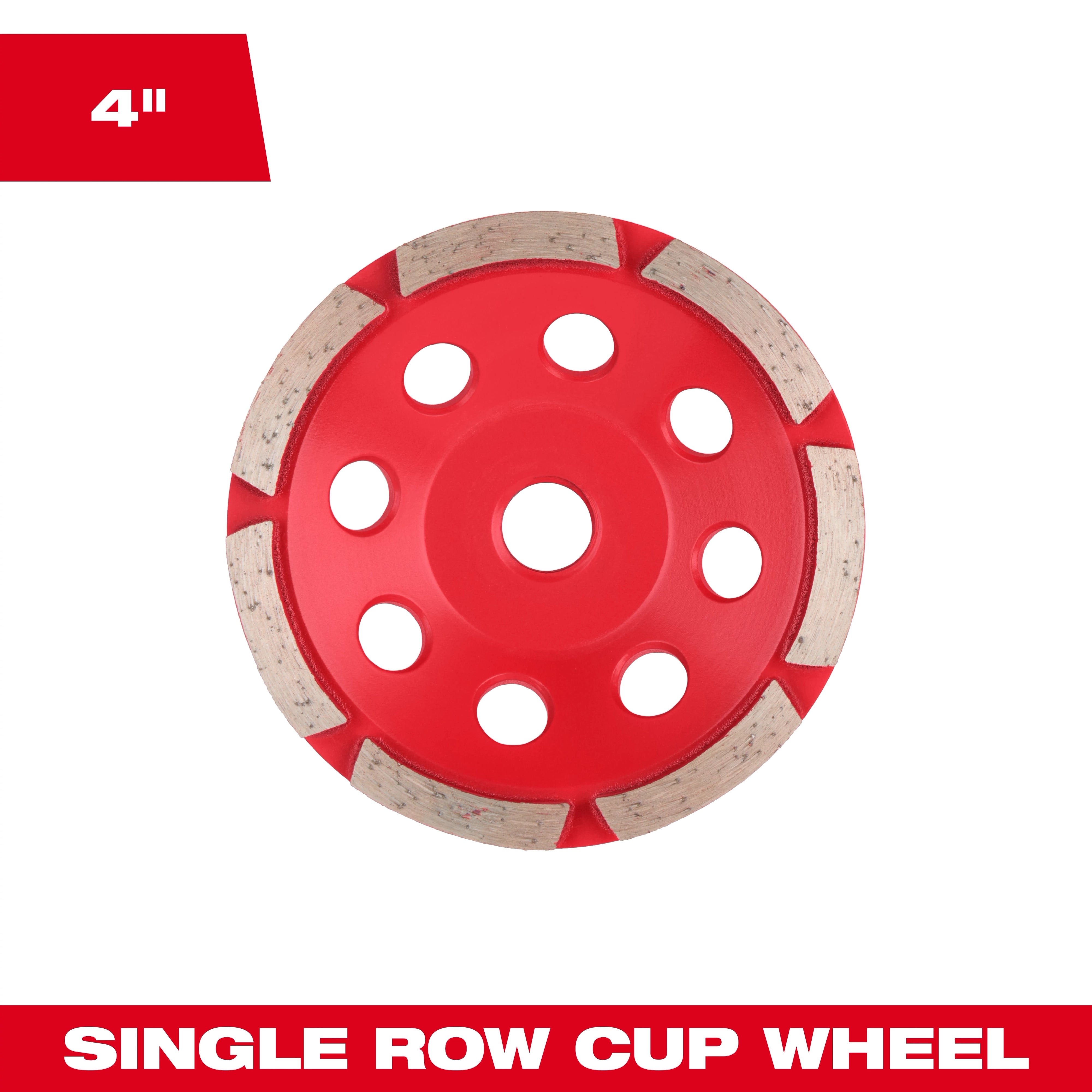 Milwaukee Roue à cup diamant à rangée simple 4 in 49-93-7700