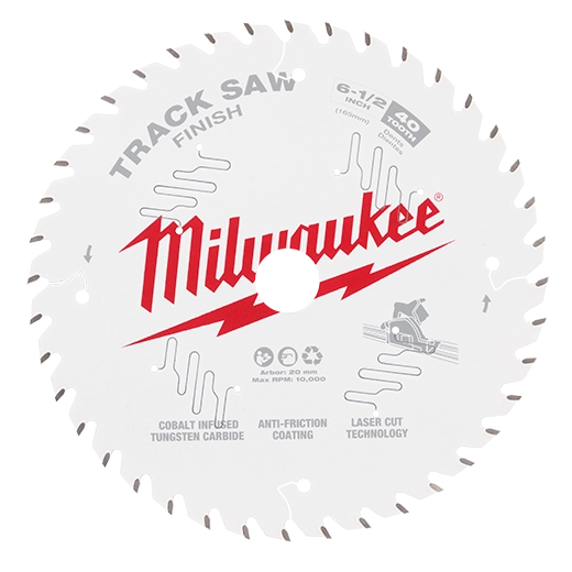 Milwaukee Milwaukee® Lame de scie à rail finition 6-1/2” 40 dents 48-40-0670