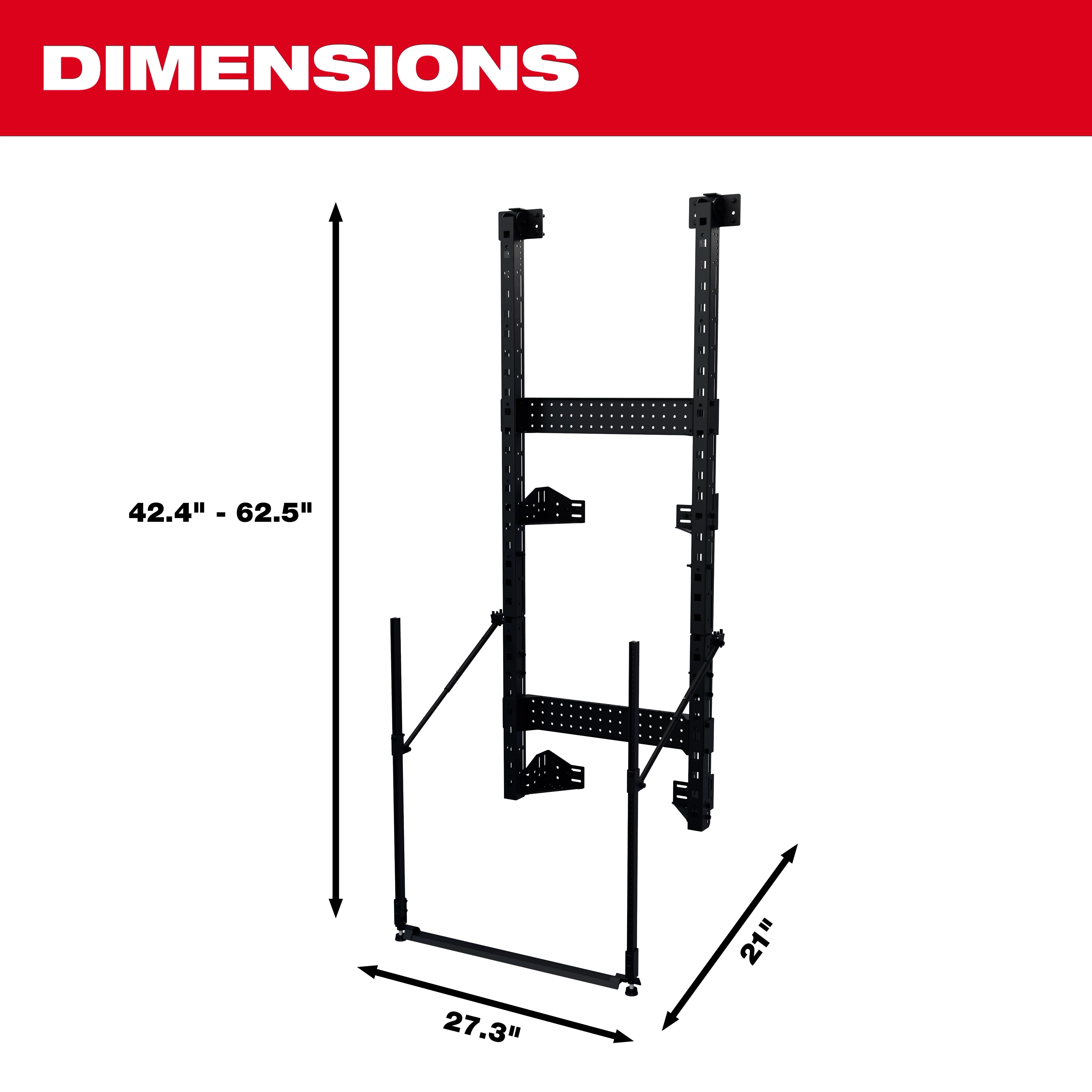 Milwaukee Cadre de rack PACKOUT™ 48-21-8010